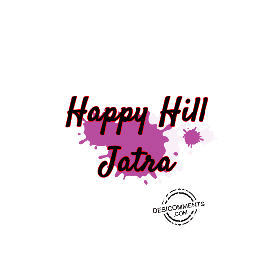 Colorful Image Of Happy Hill Jatra