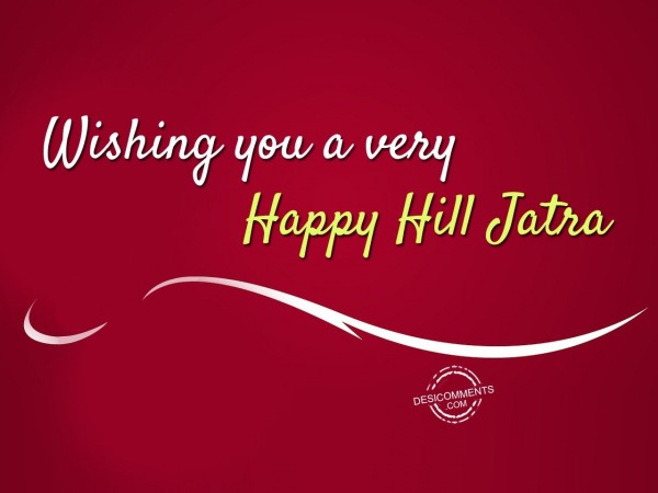 Wishing You  A Very Happy Hill Jatra – Photo