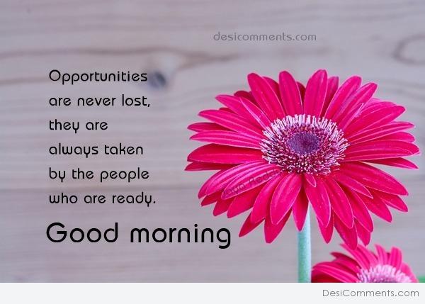 Good Morning Opportunities