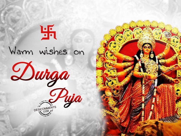 Warm wishes on Durga Pooja