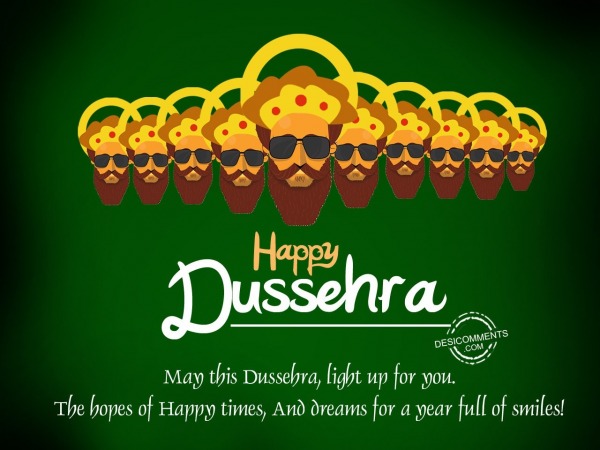 May this Dussehra light up you