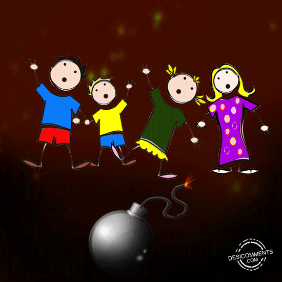 Happy Diwali, Cartoon 