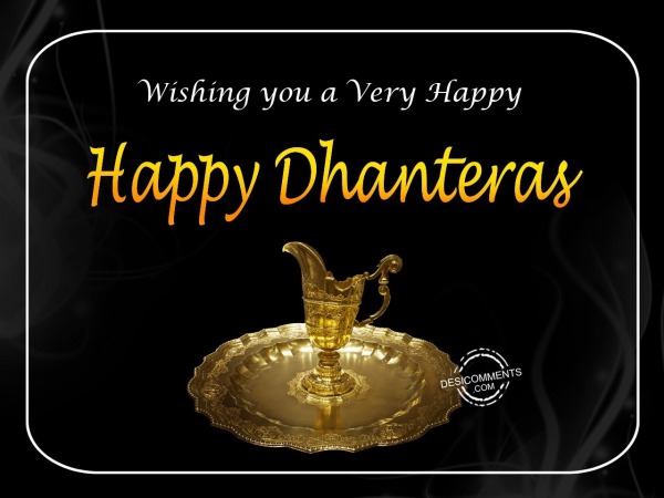 Wishing you happy Dhanteras