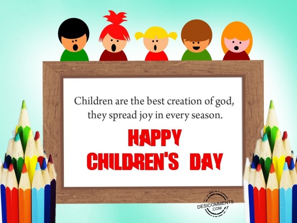 Children are the best creation of god, Happy Children’s Day