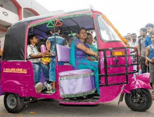 Female Auto Rickshaw Driver