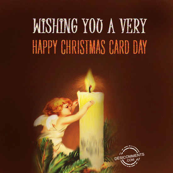 Wishing you a very happy christmas card day