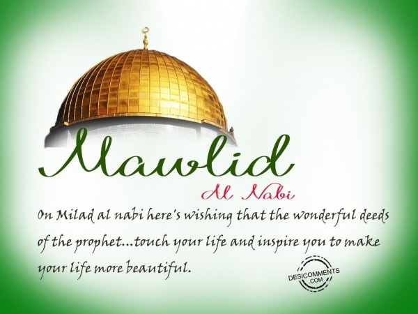 On mawlid al nabi here's wishing you