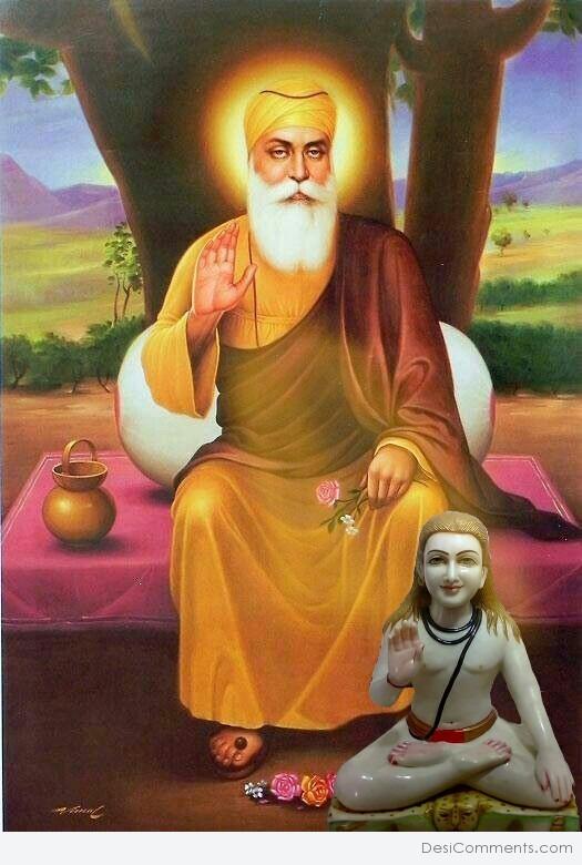 Guru Nanak Dev Ji And Baba Shri Chandar Ji