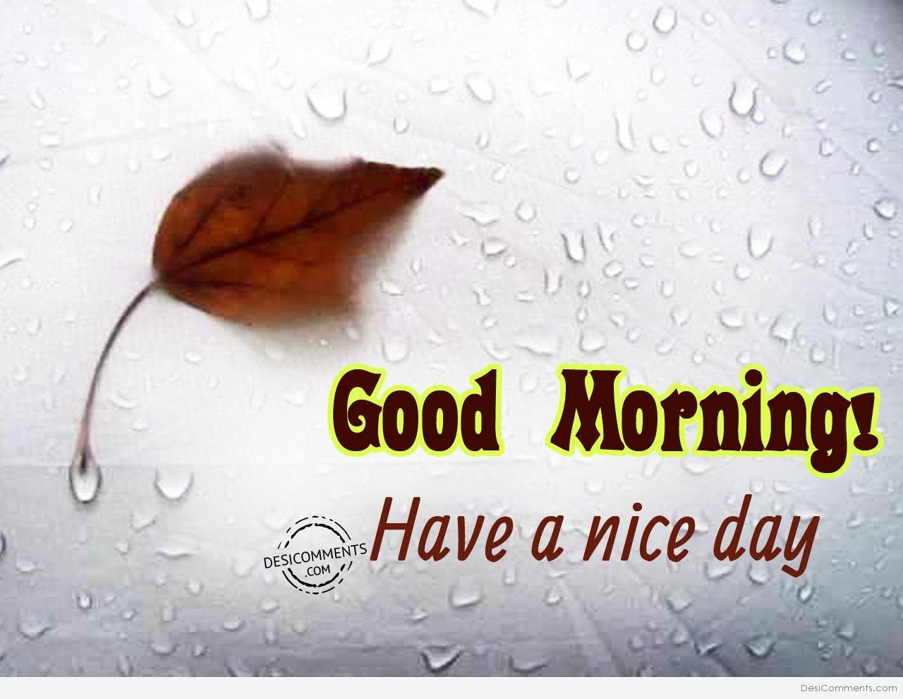 Good Morning – Have A Nice Day - DesiComments.com