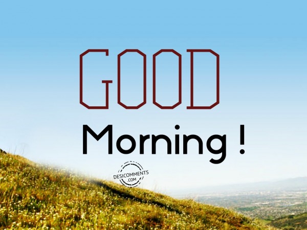 Image Of Good Morning