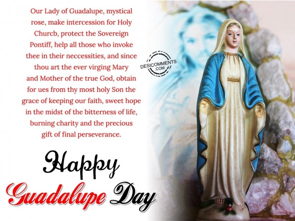 Our lady of Guadalupe Day