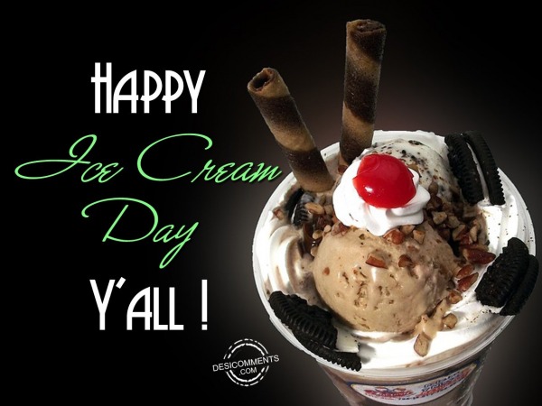 Wishing you a very happy Ice Cream day (13 Dec)