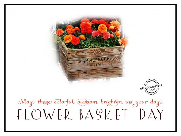 Happy Flower Basket Day