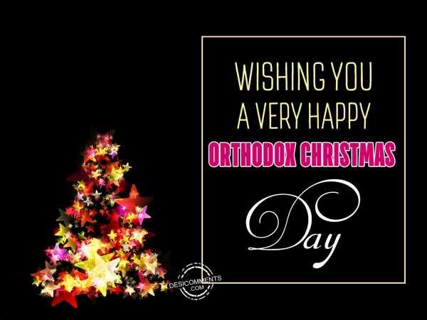 Wishing you a very Happy Orthdox Christmas