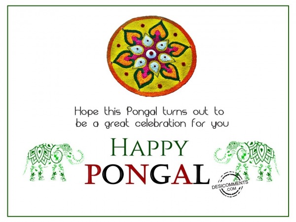 Hope this pongal turns out to be great