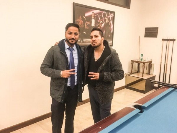 Amrinder Goraya And Mika Singh