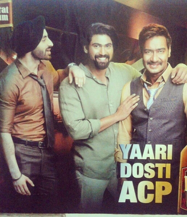 Sardar Actor Model Simarjeet Nagra with Ajay Devgan