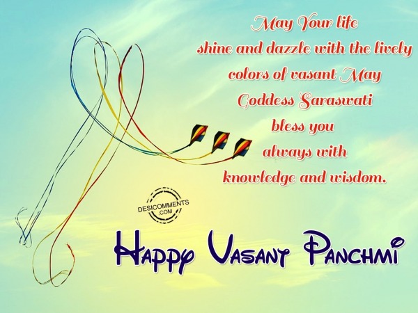 May Your Life Shine  And Dazzle With The Lively Colors Of Vasant