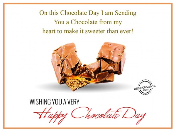 Sending You a Chocolate From My Heart to Make It Sweeter Than Ever