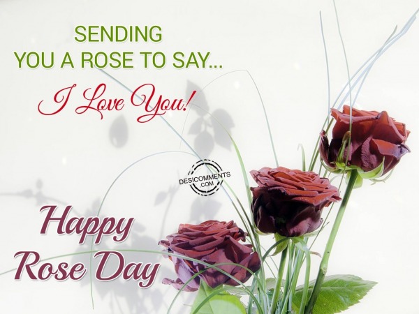 Sending You A Rose To Say… I Love You