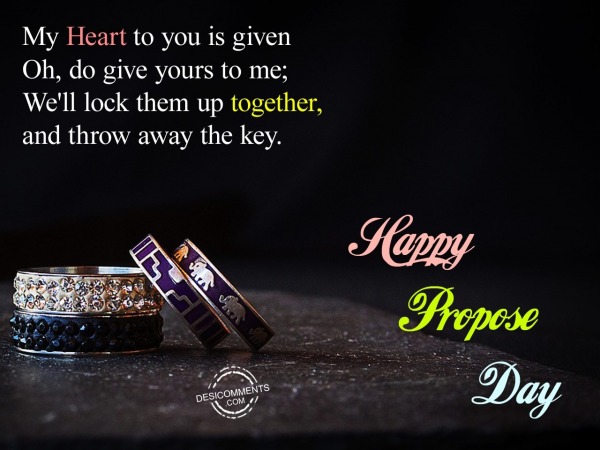 Wishing You A Very Happy Propose Day