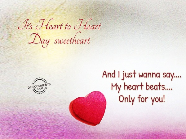 My Heart Beats… Only For You