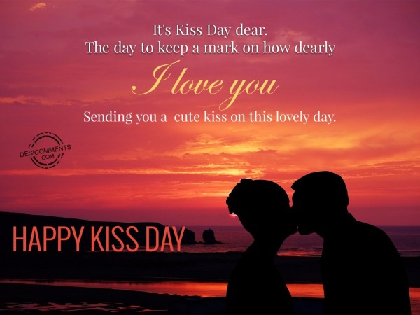 Sending You A Cute Kiss On This Lovely Day.