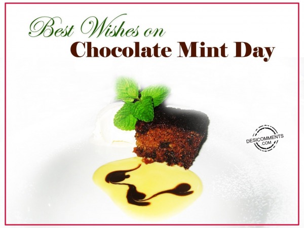 Best Wishes on Chocolate Mint Day