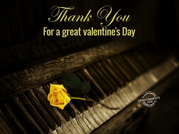 Thank Your For A Great Valentine Day