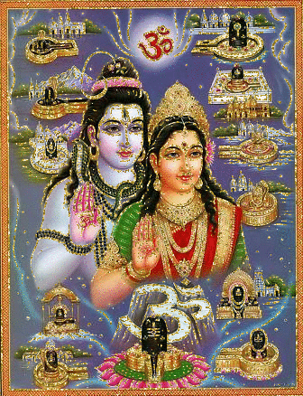 Glitter Image Of Hindu Gods