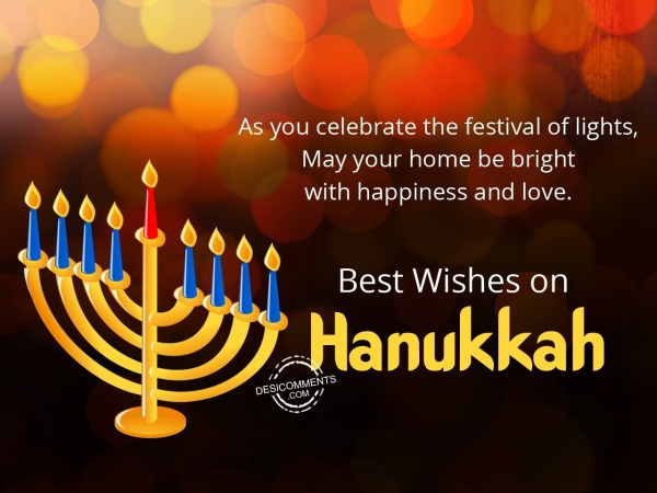 As you celebrate the festival of lights, Happy Hanukkah