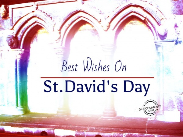 Best wishes on st david’s day