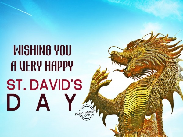 Wishing you a very happy st david’s day