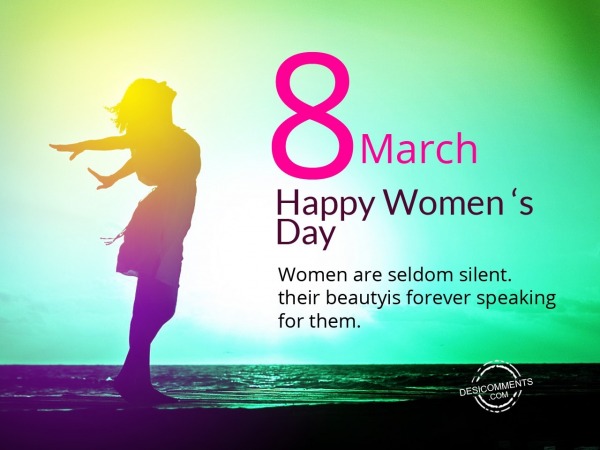 Women are seldom silent