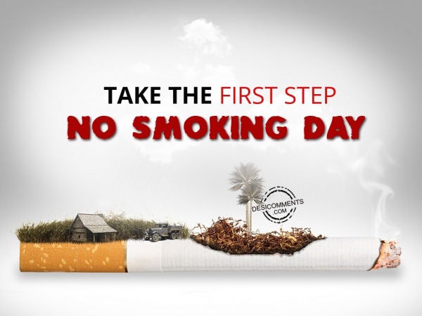Take the first step, No smoking Day