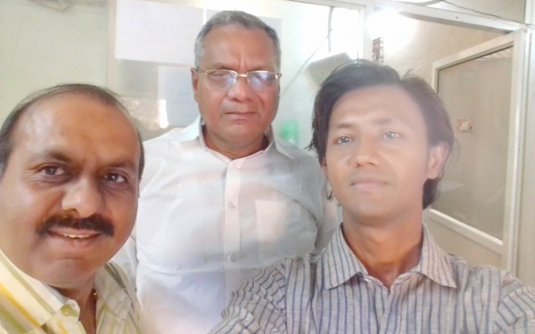 Mahendra hardiya Ji and Javed shah