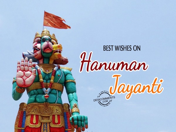 Best wishes on Hanuman Jayanti