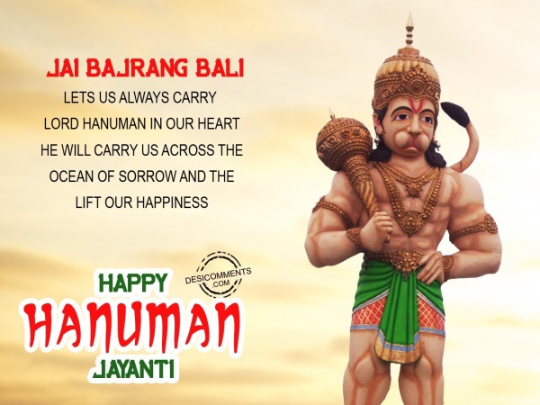 Lord hanuman in our heart