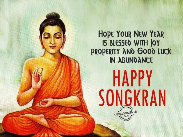 Hope your new year is bleesed with joy, Happy Songkran