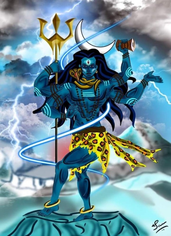 Painting Of Shiva