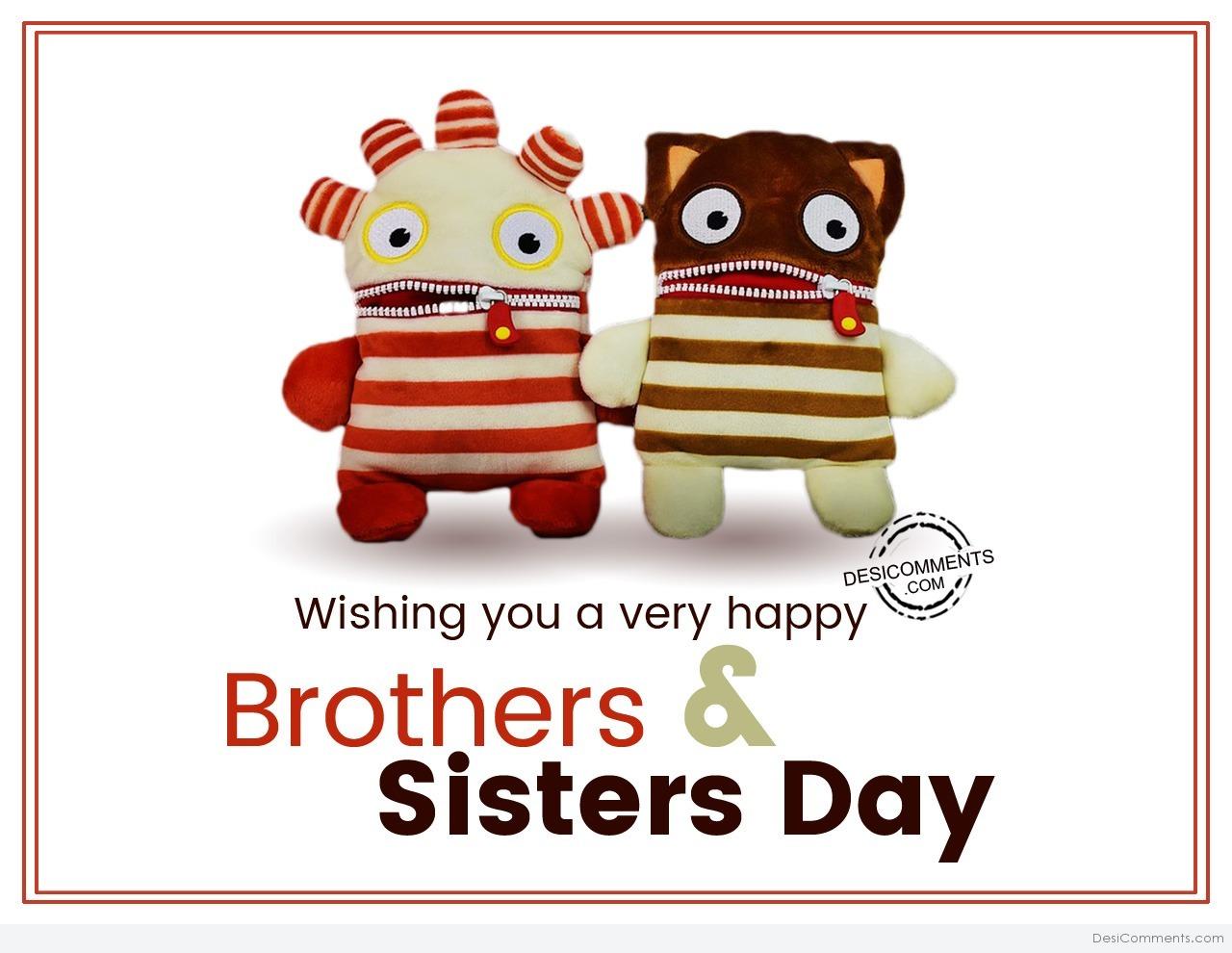 20+ Brothers And Sisters Day Images, Pictures, Photos