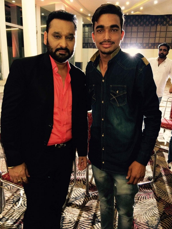 Sandeep Jaat With Punjabi Singer