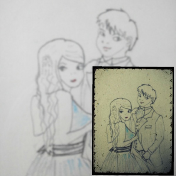 Pencil Sketch Of Boy And Girl