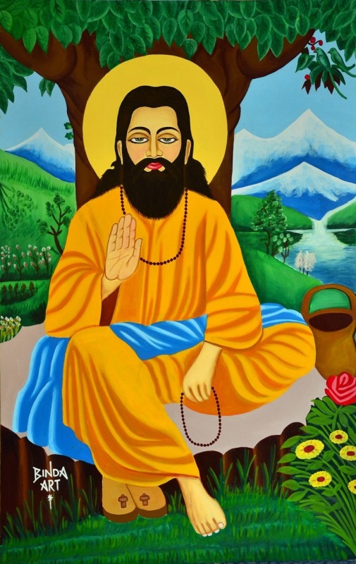 Painting Of Shri Guru Ravidas Ji