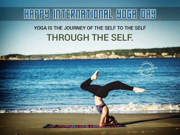 Yoga Is The Journey Of The Self To The Self Through The Self.