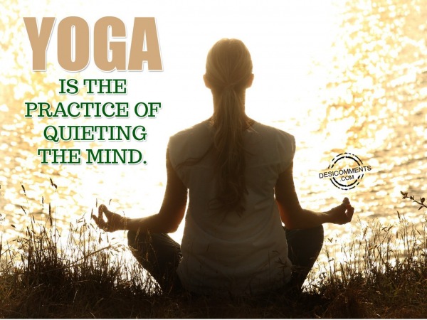 Yoga Is The Practice Of Quieting The Mind.