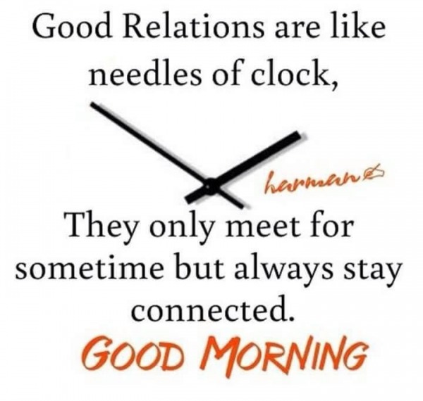 Good Relations – Good Morning