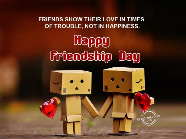 Freinds show their love in trouble, Happy Friendship day