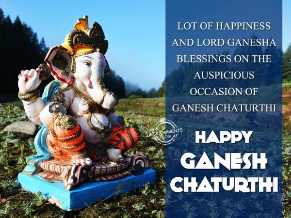 Lot Of Happiness And Lord Ganesha Blessings On the Auspicious Occasion of Ganesh Chaturthi