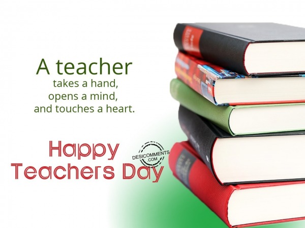 A takes a hand, Happy Teachers Day